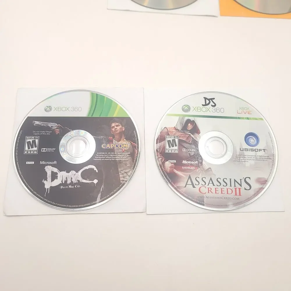 Xbox 360 Lot of 10 Games Oblivian Battlefield DMC Borderlands Army of Two